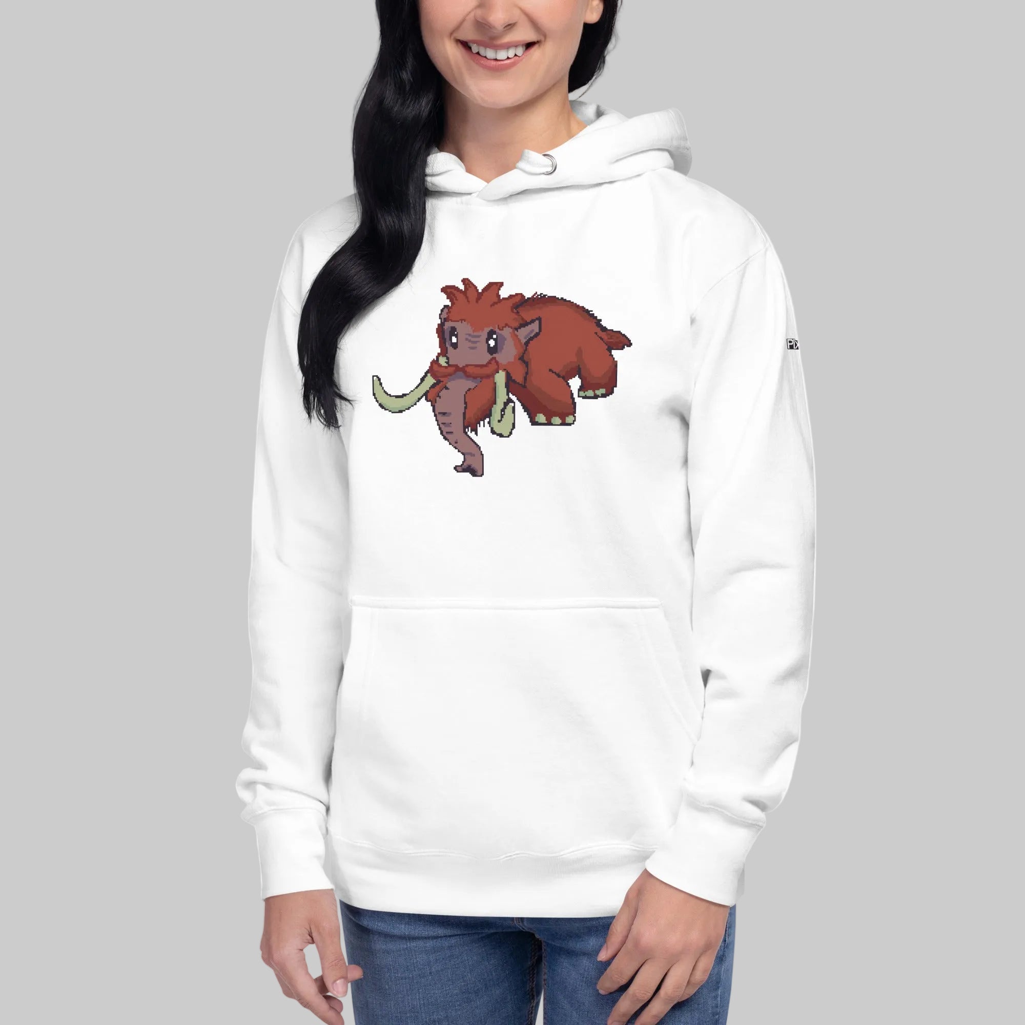 PixelTRex™ – Mammo the Mammoth Pixel Creature Hoodie