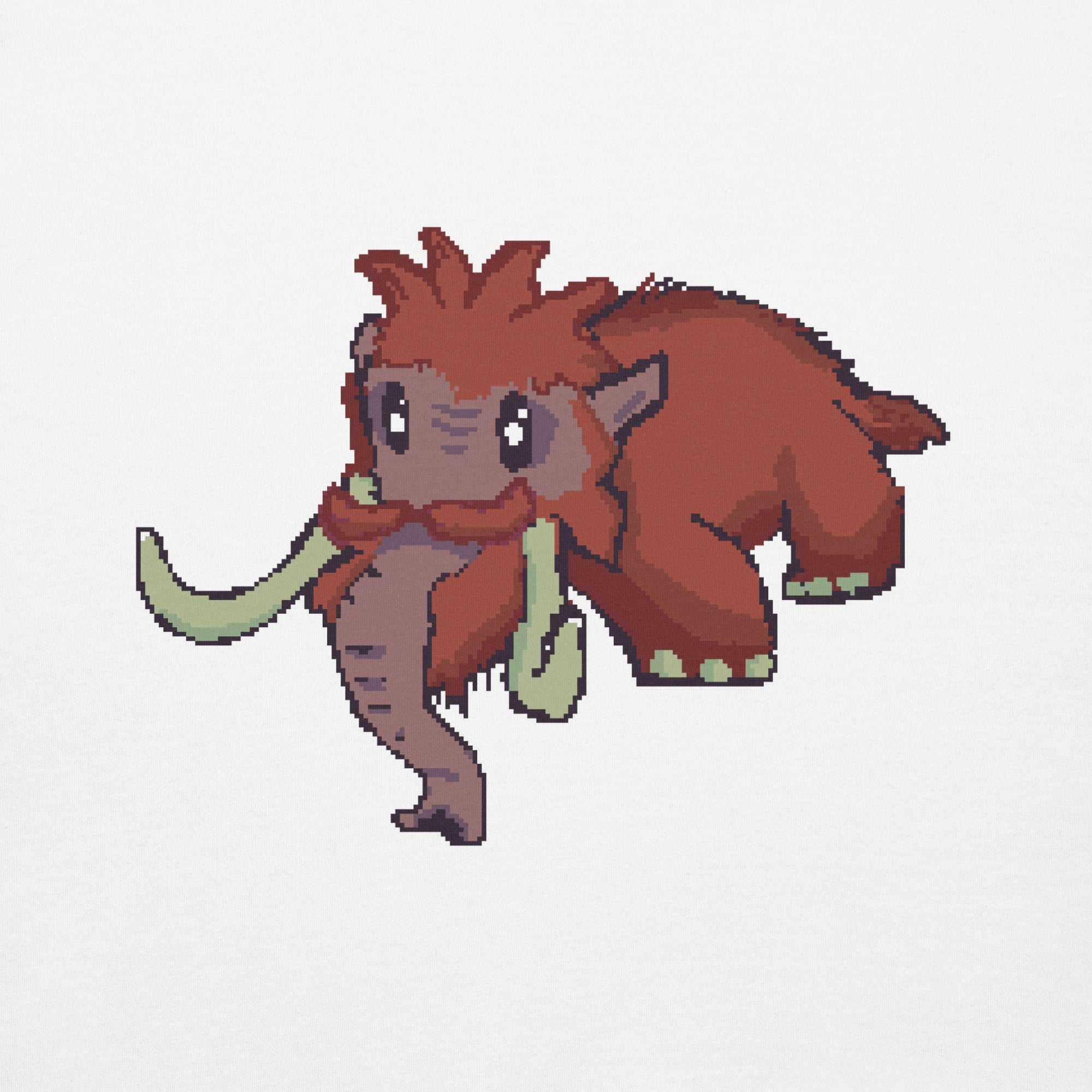 PixelTRex™ – Mammo the Mammoth Pixel Creature Hoodie