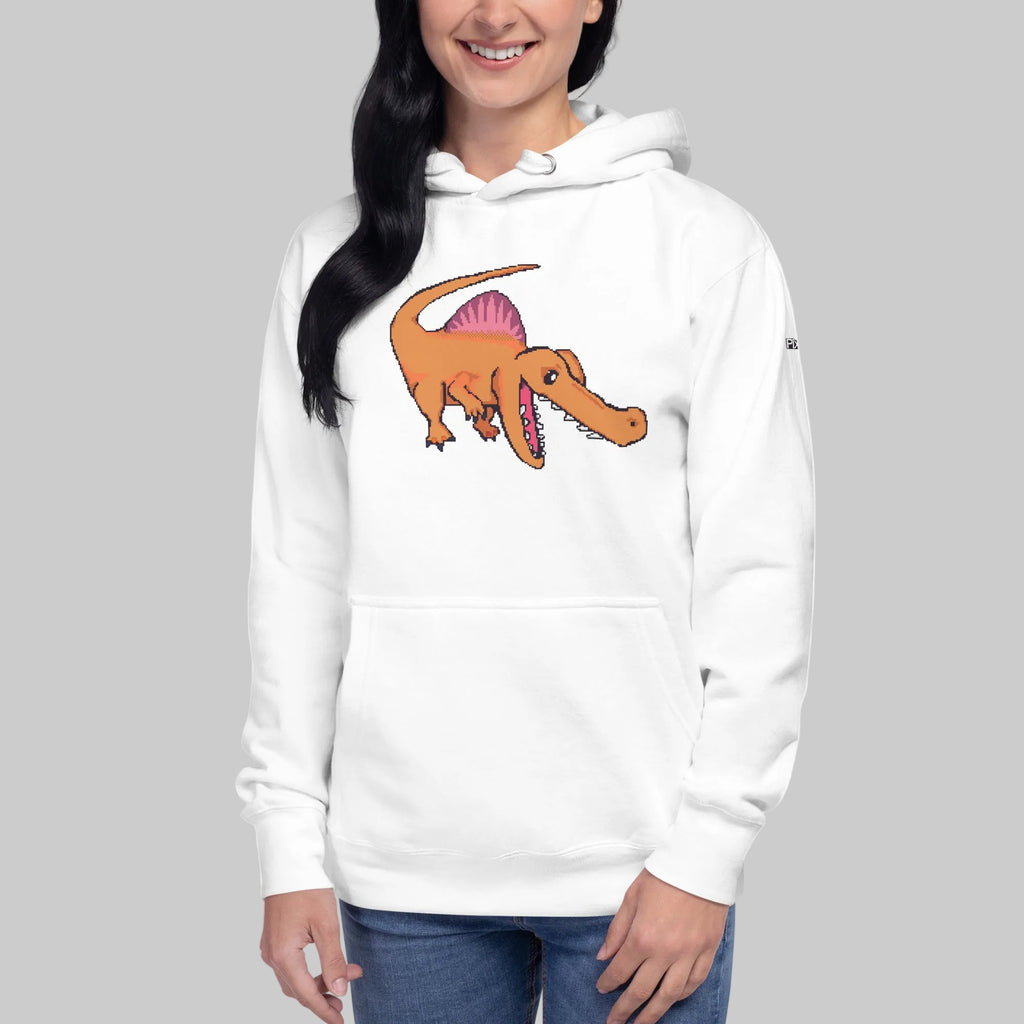 PixelTRex™ – Spino the Spinosaurus Pixel Dinosaur Hoodie