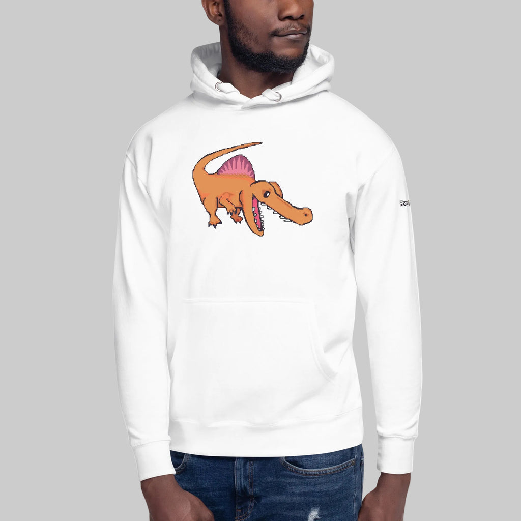 PixelTRex™ – Spino the Spinosaurus Pixel Dinosaur Hoodie