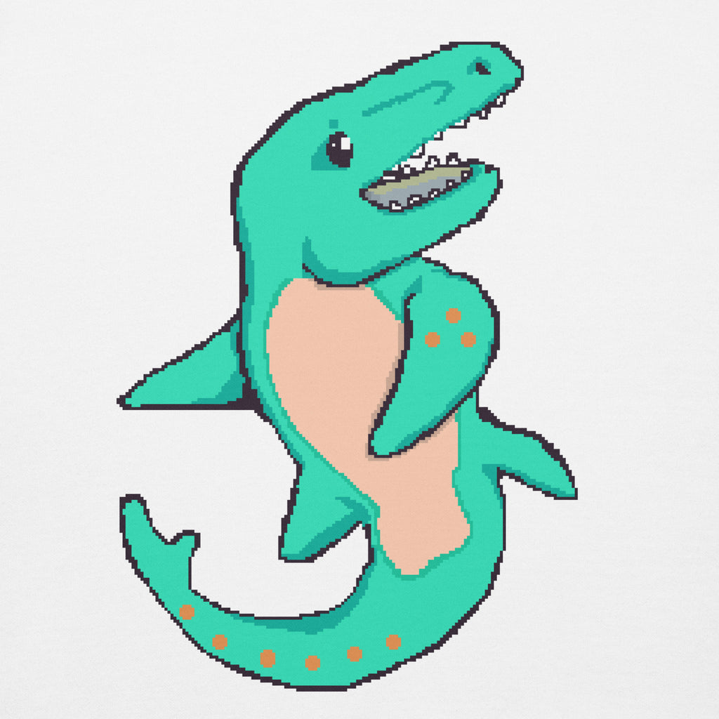 PixelTRex™ – Mosa the Mosasaurus Pixel Creature Hoodie