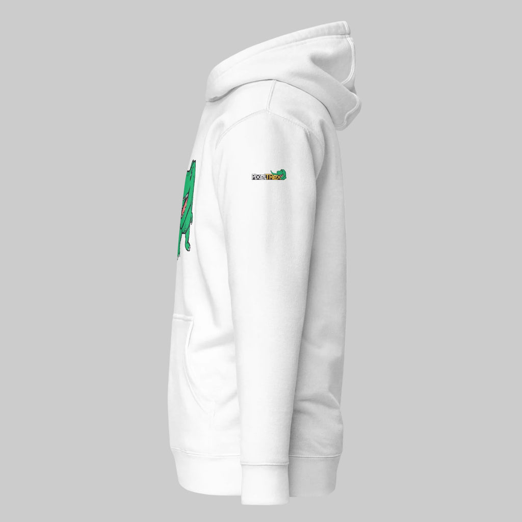 PixelTRex™ – Trex the T-Rex Pixel Dinosaur Hoodie