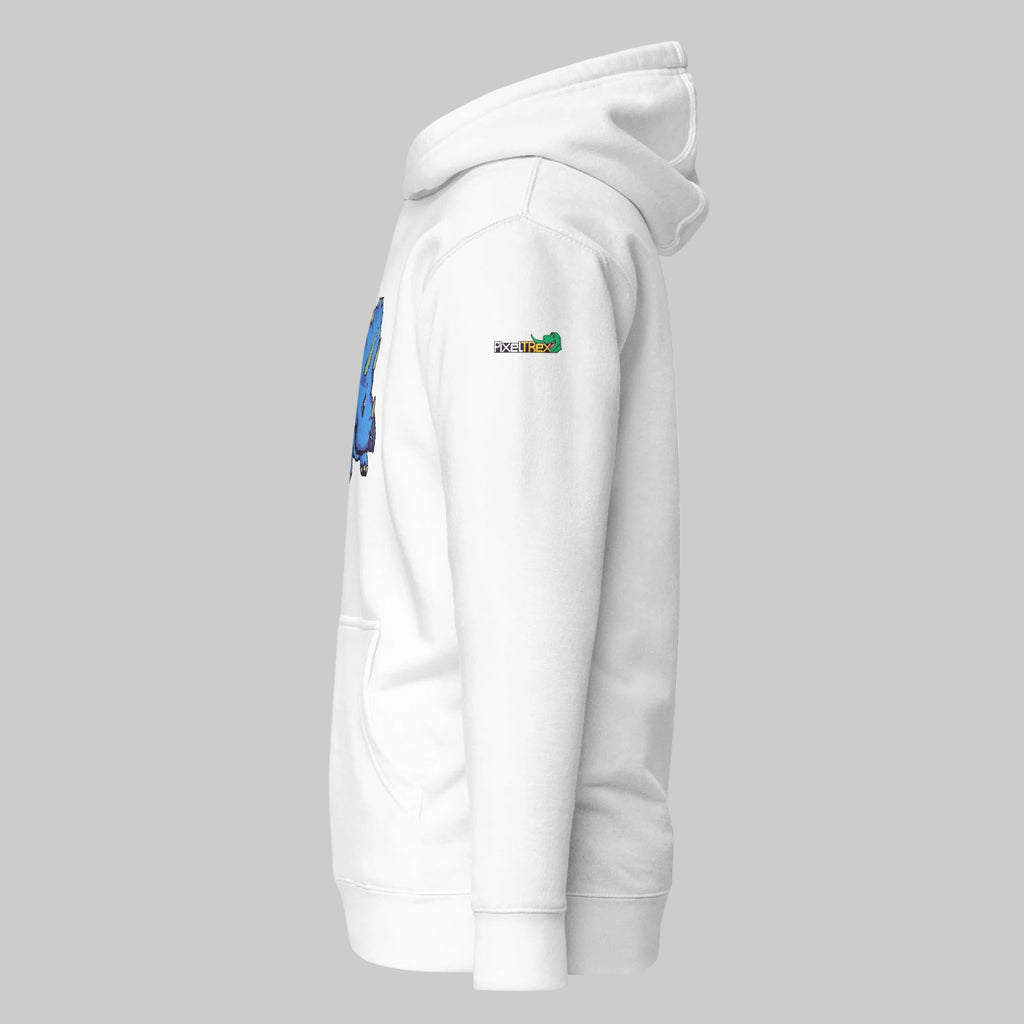 PixelTRex™ – Trike the Triceratops Pixel Dinosaur Hoodie