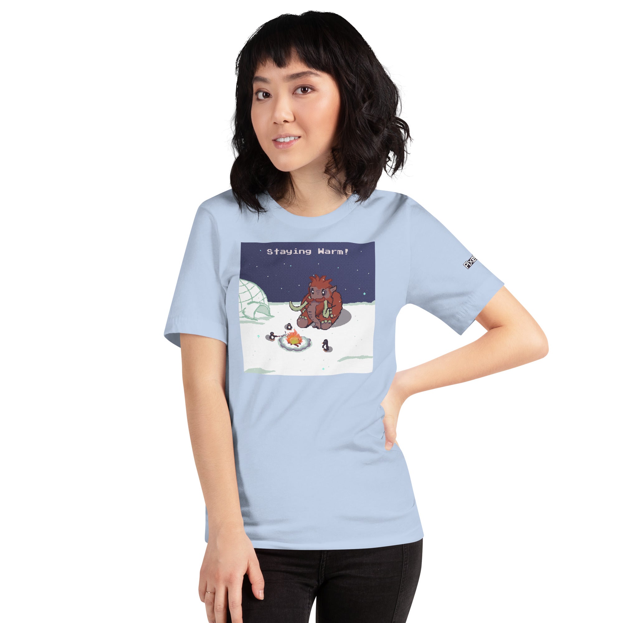 PixelTRex™ – Mammo “Staying Warm!” T-Shirt