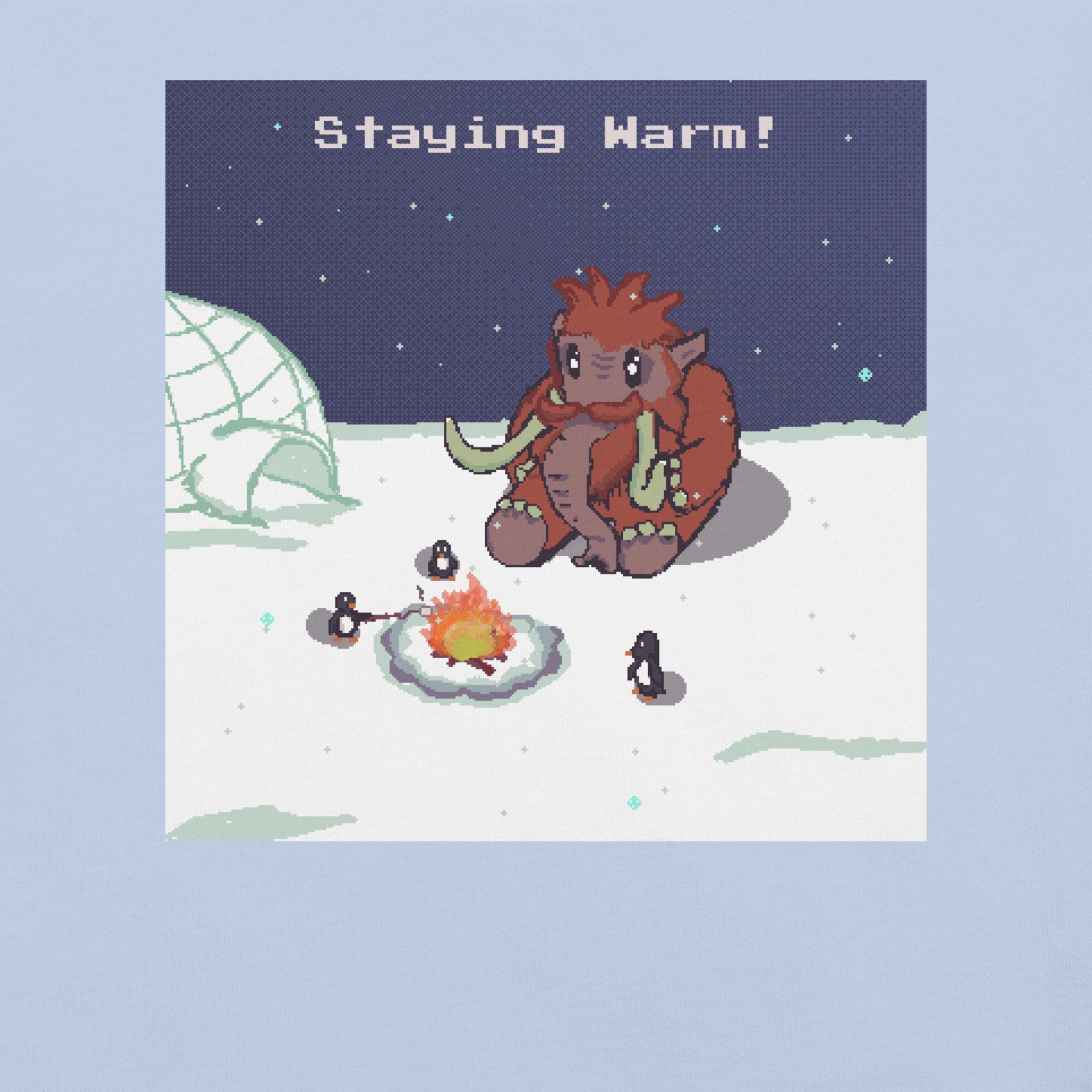 PixelTRex™ – Mammo “Staying Warm!” T-Shirt