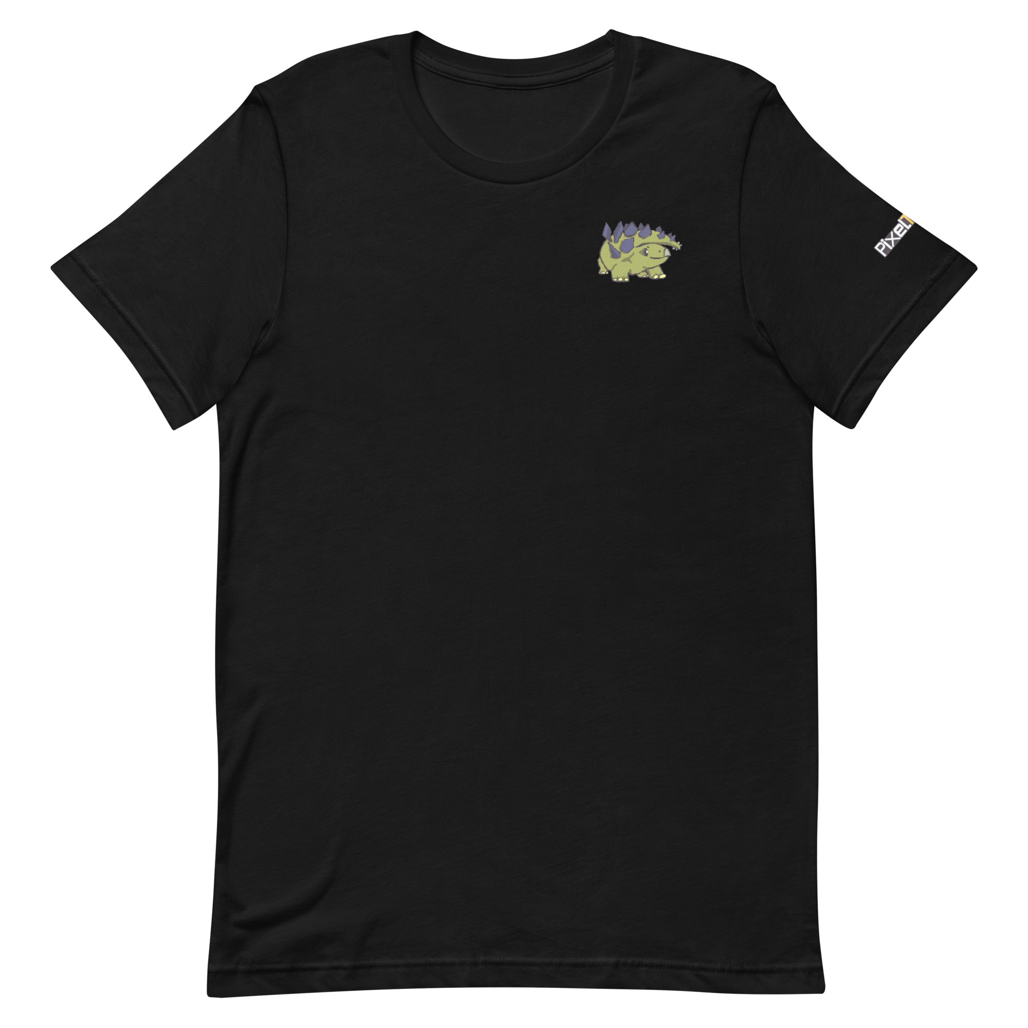 PixelTRex™ – Stego the Stegosaurus Pixel Dinosaur Pocket Tee