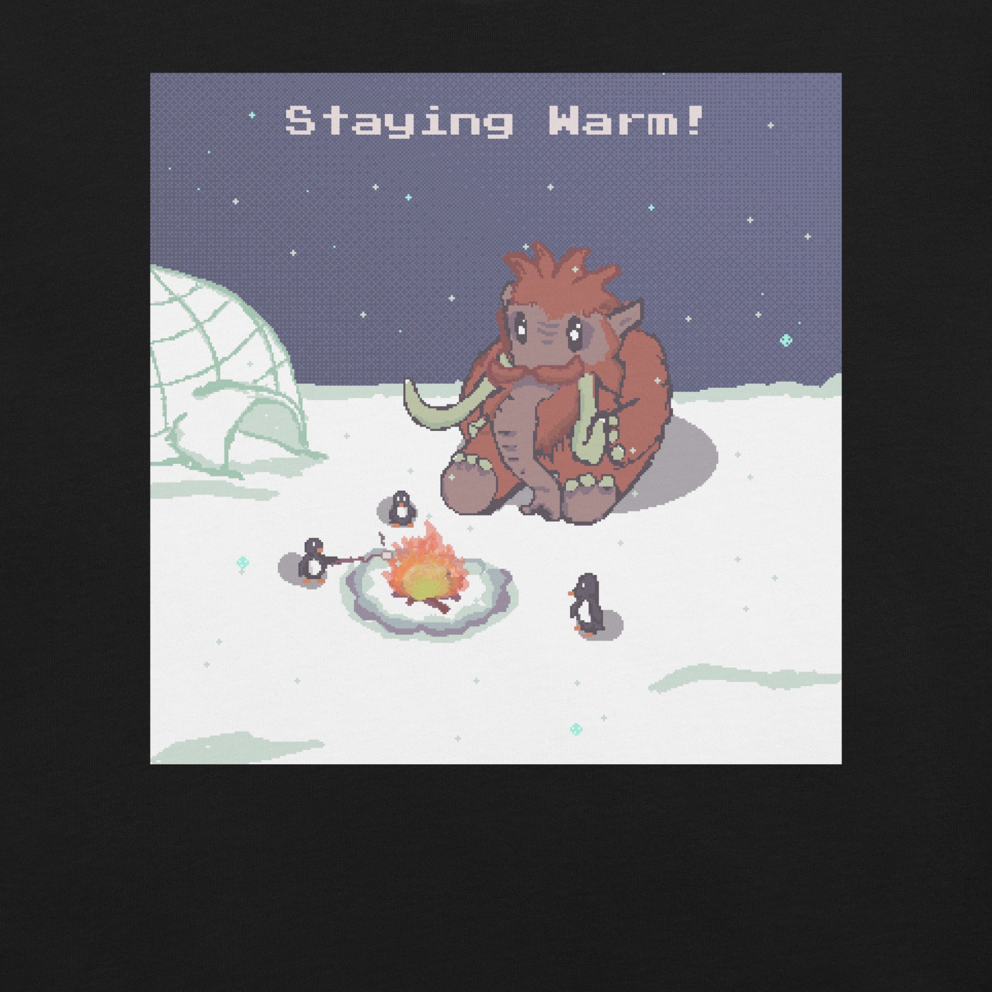 PixelTRex™ – Mammo “Staying Warm!” T-Shirt