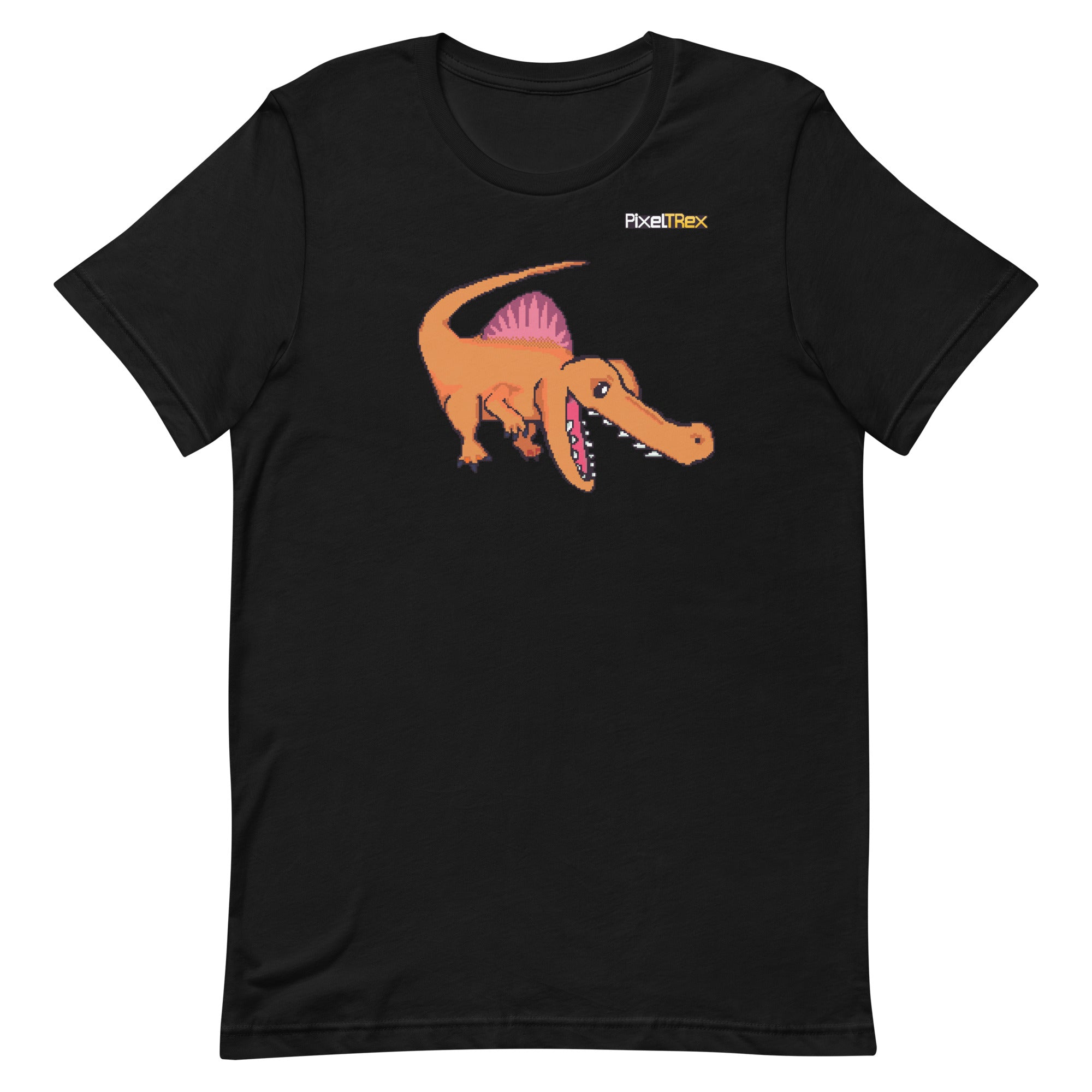 PixelTRex™ – Spino the Spinosaurus Pixel Dinosaur T-Shirt