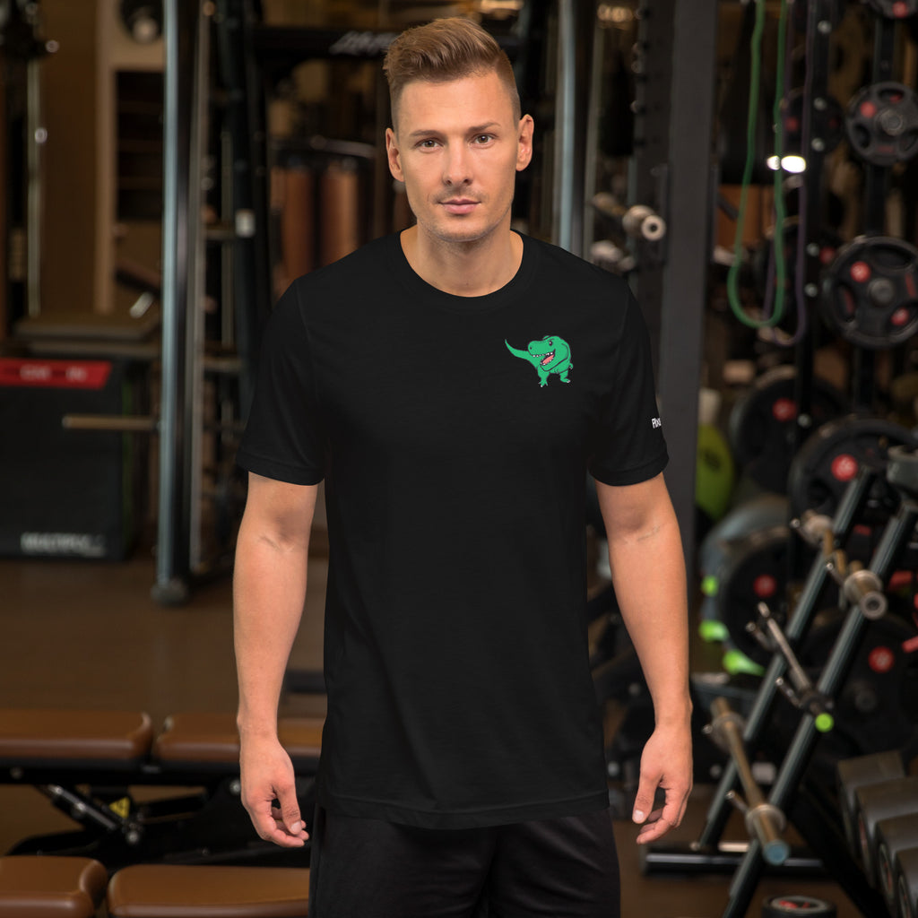 PixelTRex™ – Trex the T-Rex Pixel Dinosaur Pocket Tee