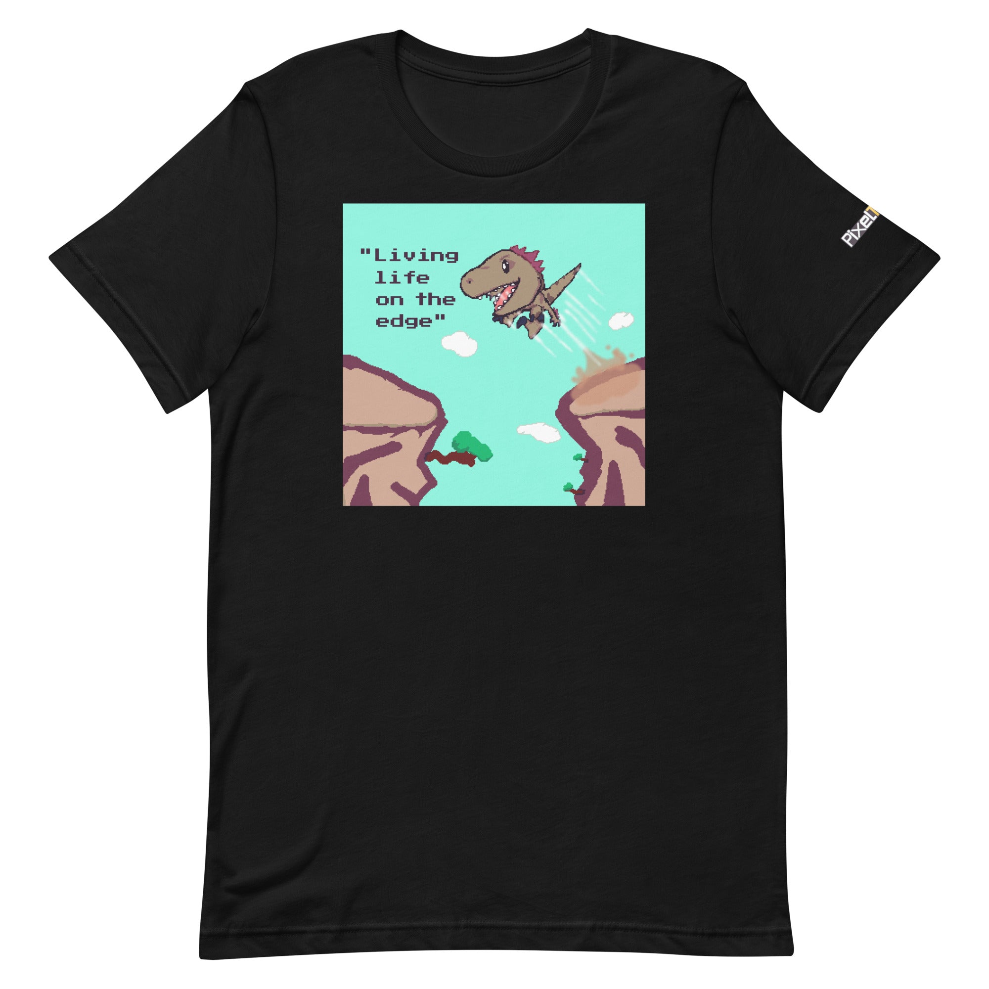 PixelTRex™ – Rap “Living Life on the Edge” T-Shirt