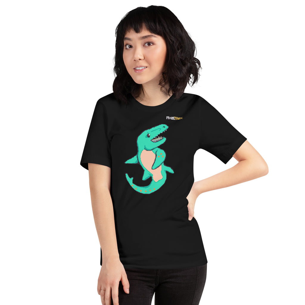 PixelTRex™ – Mosa the Mosasaurus Pixel Creature T-Shirt
