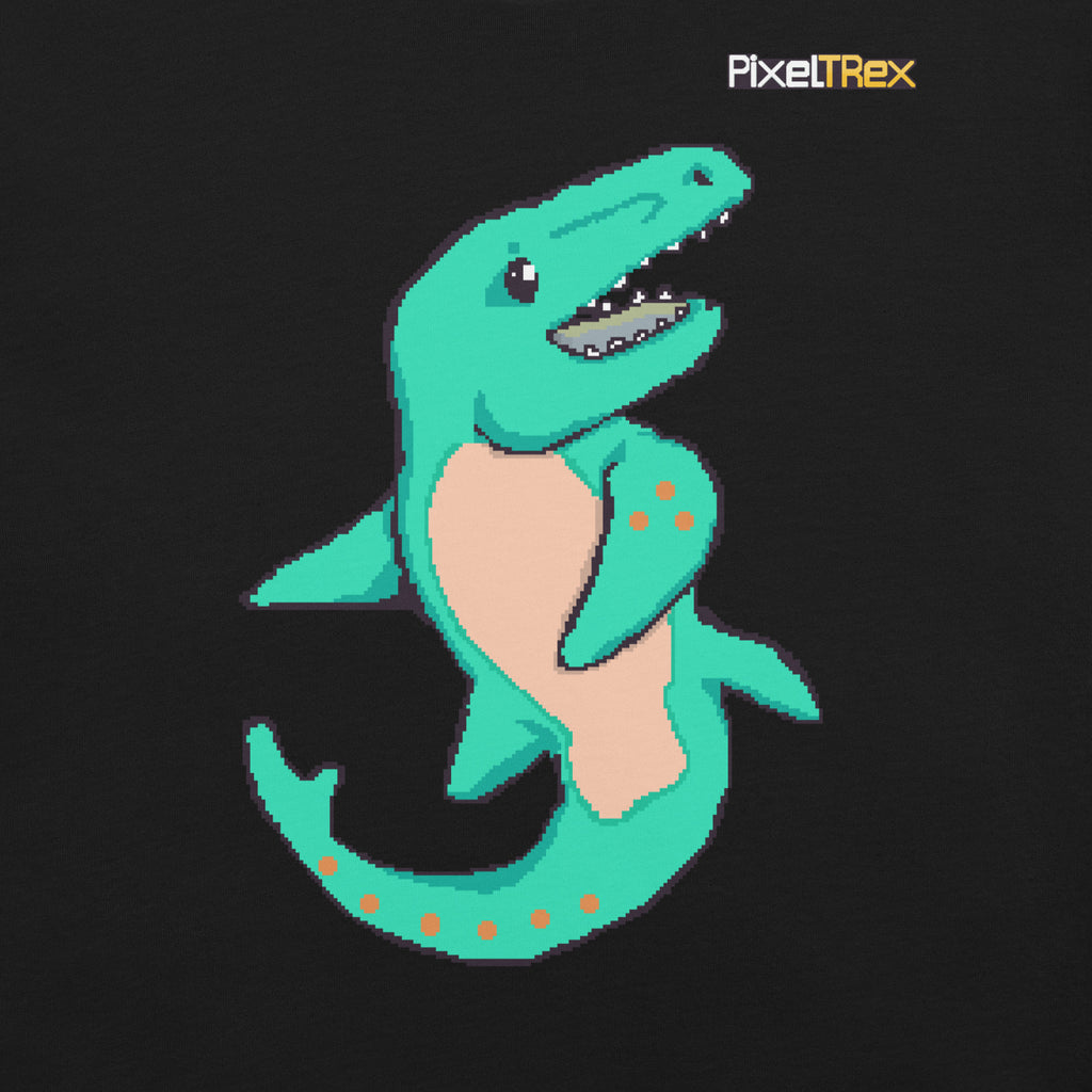 PixelTRex™ – Mosa the Mosasaurus Pixel Creature T-Shirt