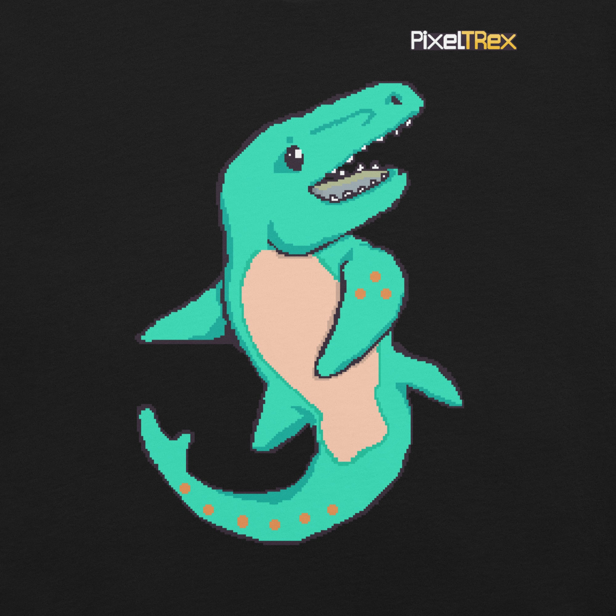 PixelTRex™ – Mosa the Mosasaurus Pixel Creature T-Shirt