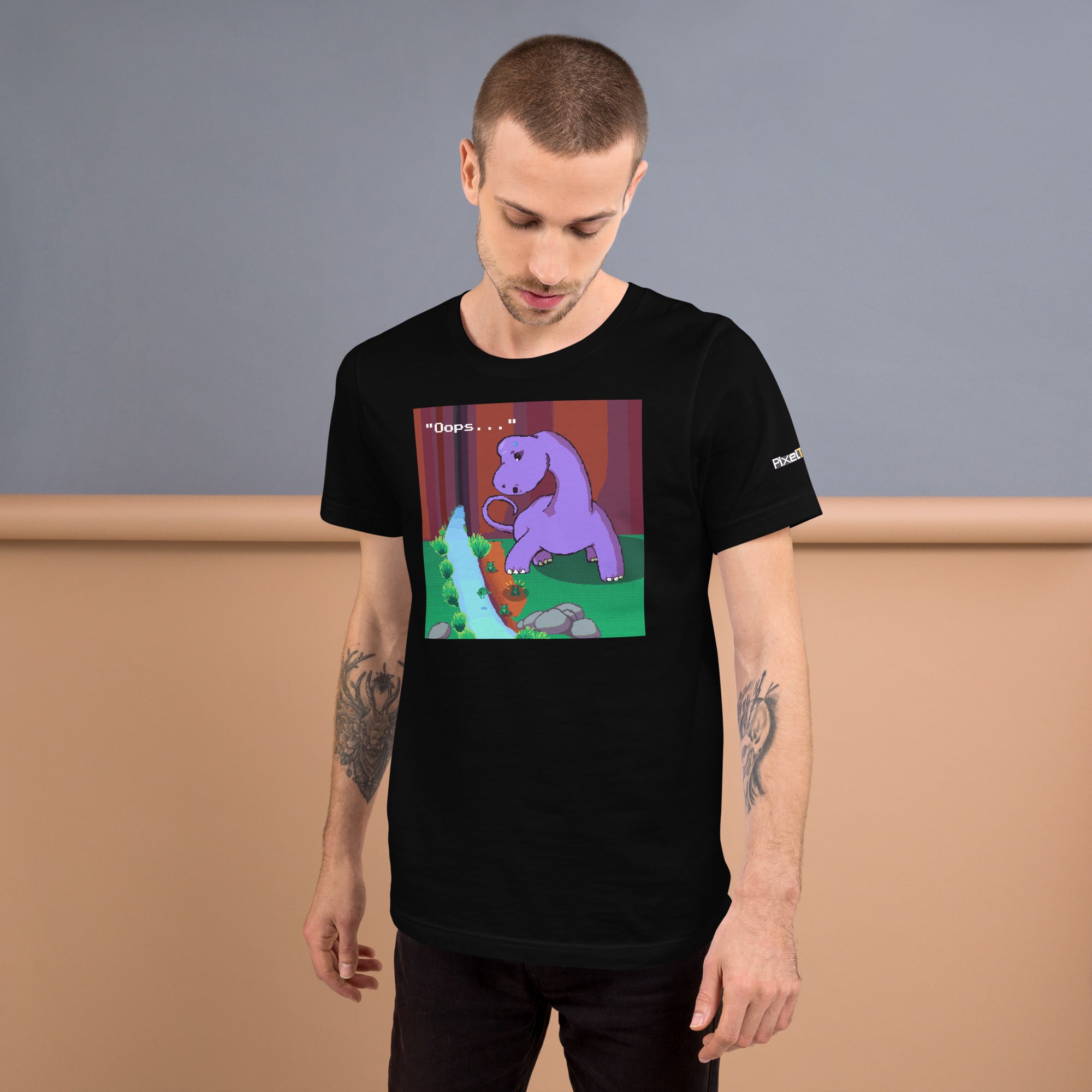 PixelTRex™ – Bracey “Oops” T-Shirt