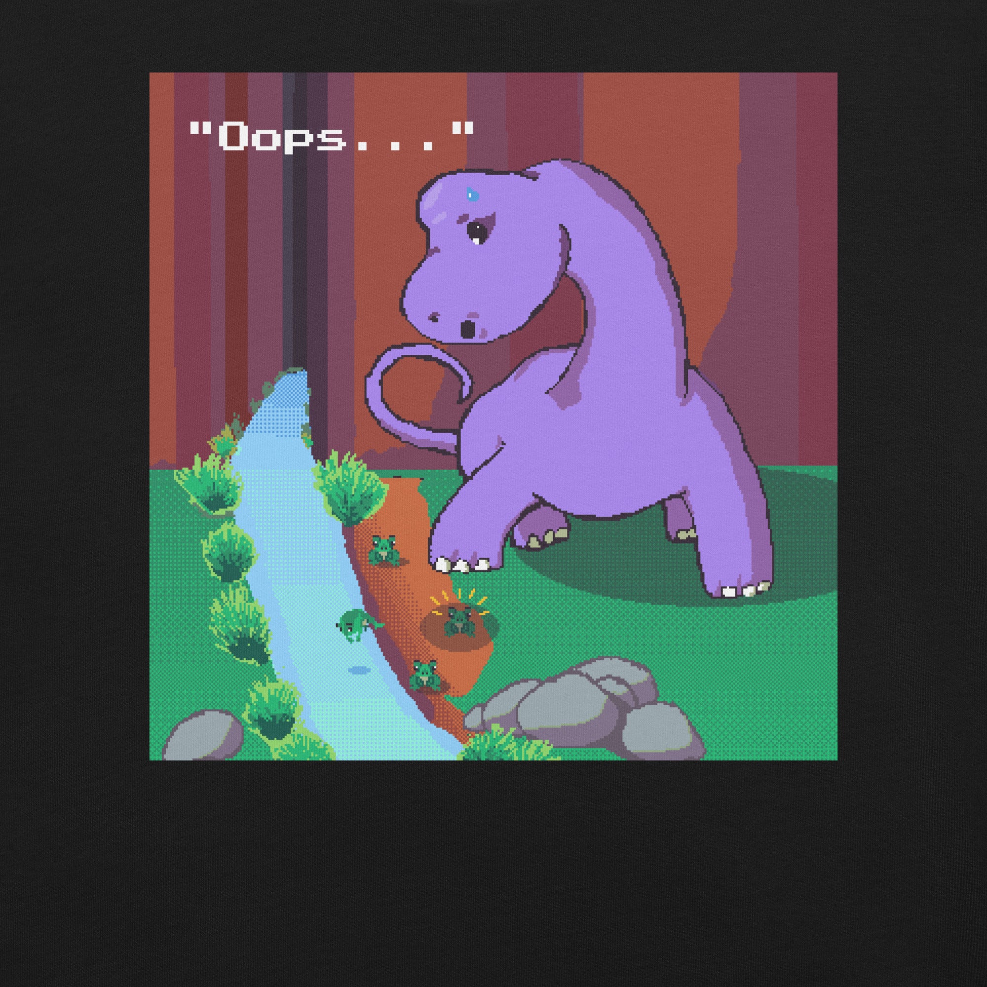 PixelTRex™ – Bracey “Oops” T-Shirt