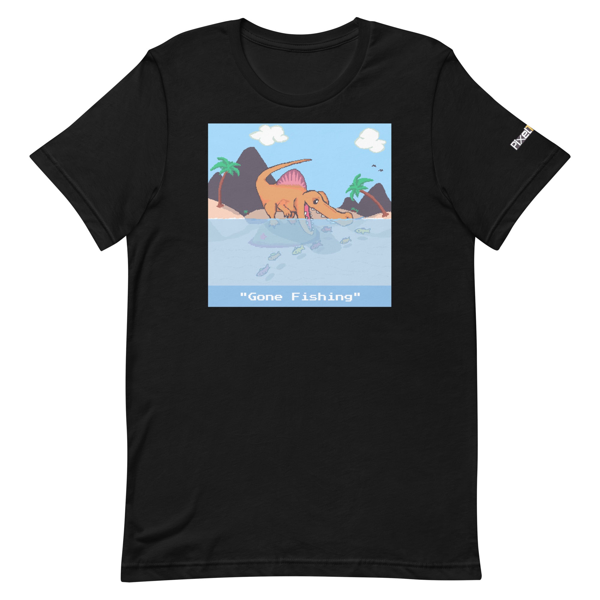 PixelTRex™ – Spino “Gone Fishing” T-Shirt