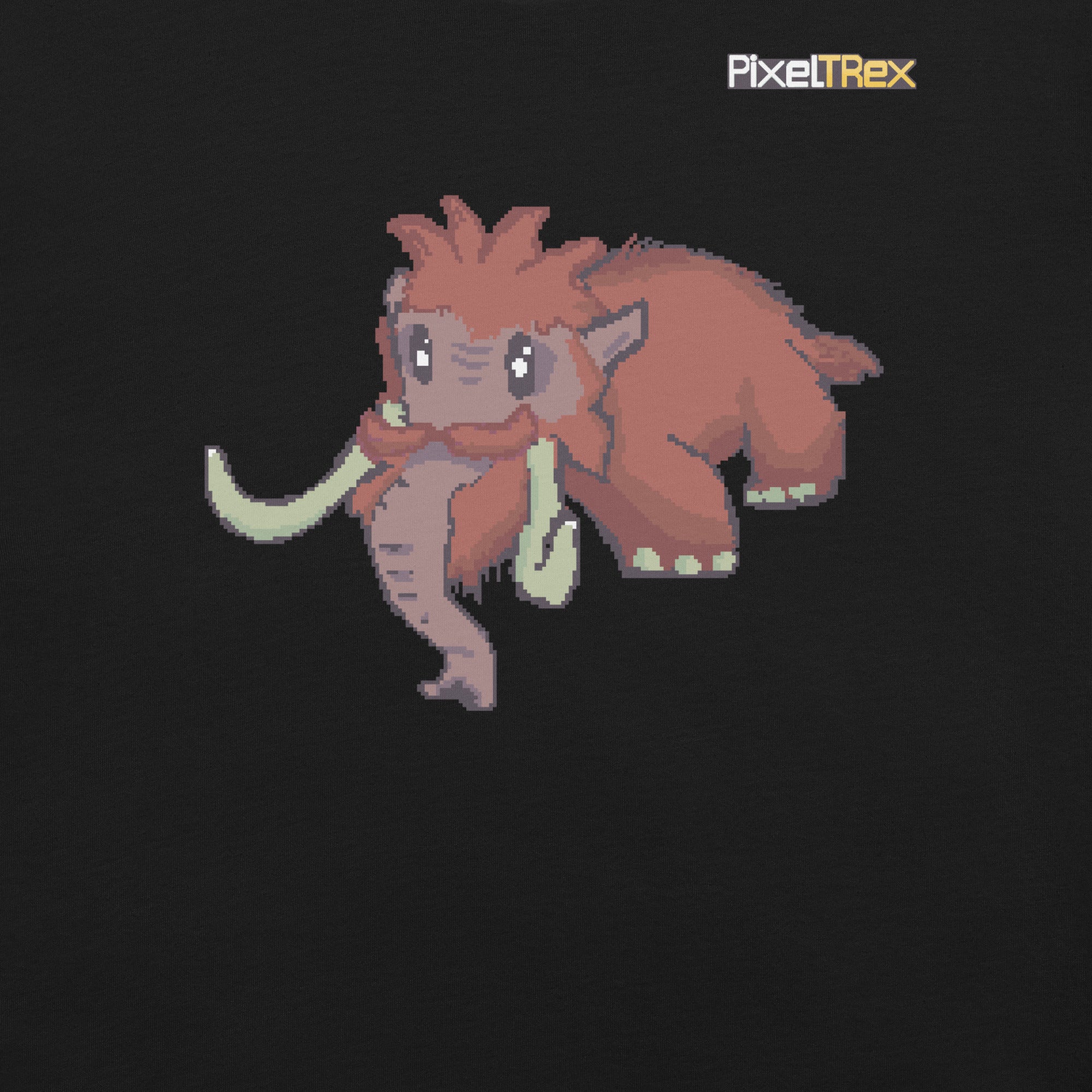 PixelTRex™ – Mammo the Mammoth Pixel Creature T-Shirt
