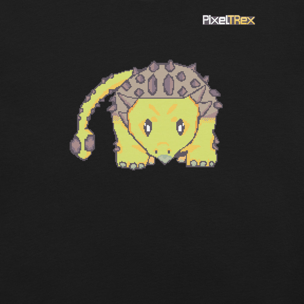 PixelTRex™ – Anky the Ankylosaurus Pixel Dinosaur T-Shirt