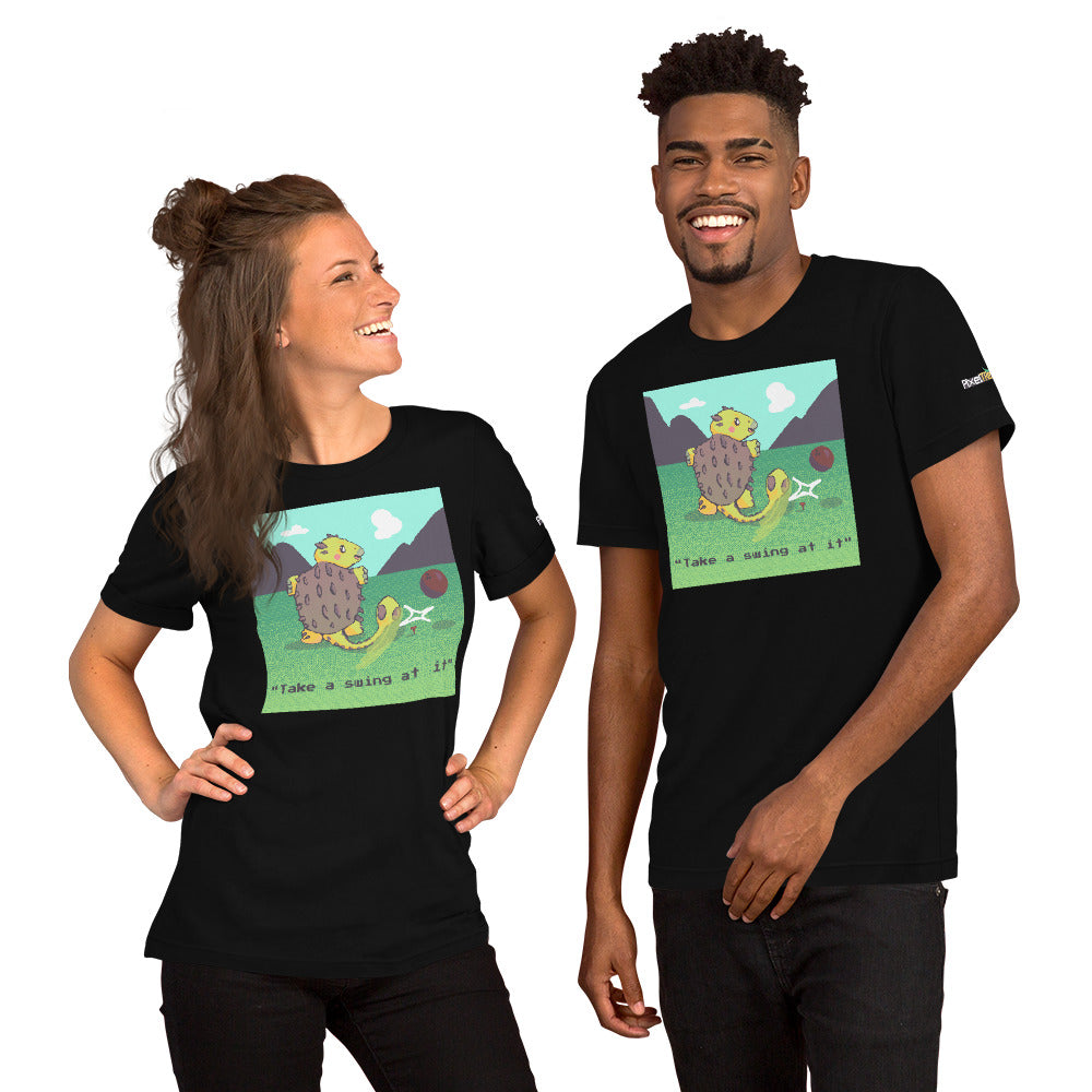 PixelTRex™ – Anky “Take a swing at it” T-Shirt