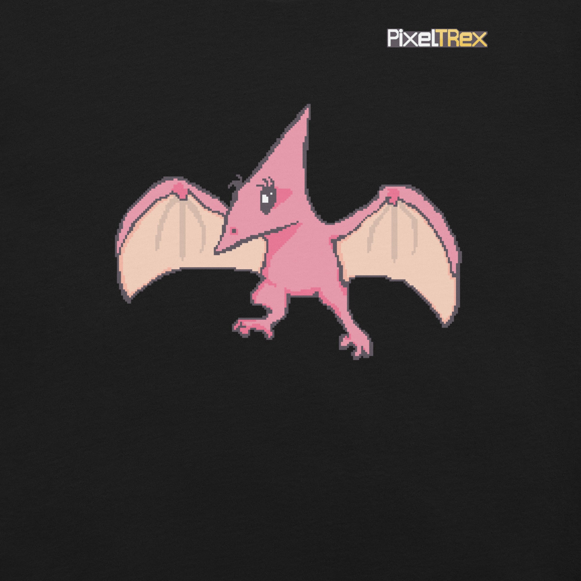 PixelTRex™ – Tera the Pteranodon Pixel Creature T-Shirt