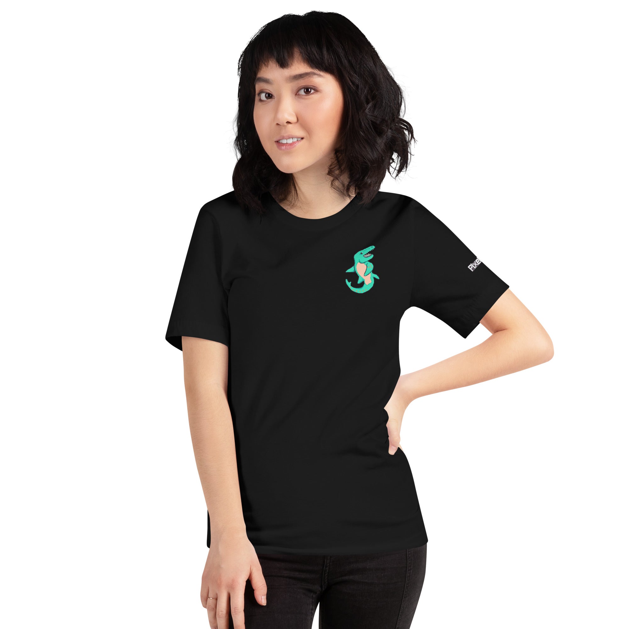 PixelTRex™ – Mosa the Mosasaurus Pixel Creature Pocket Tee