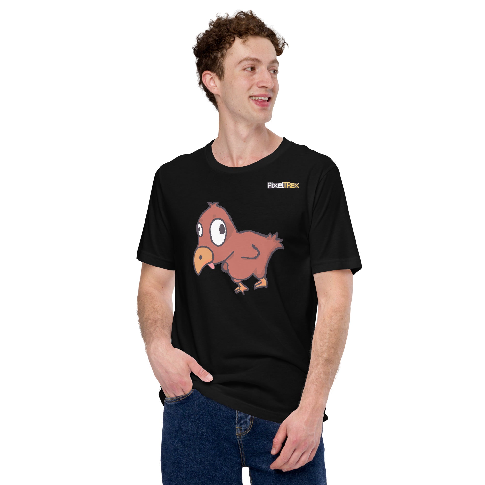 PixelTRex™ – Doug the Dodo Pixel Creature T-Shirt