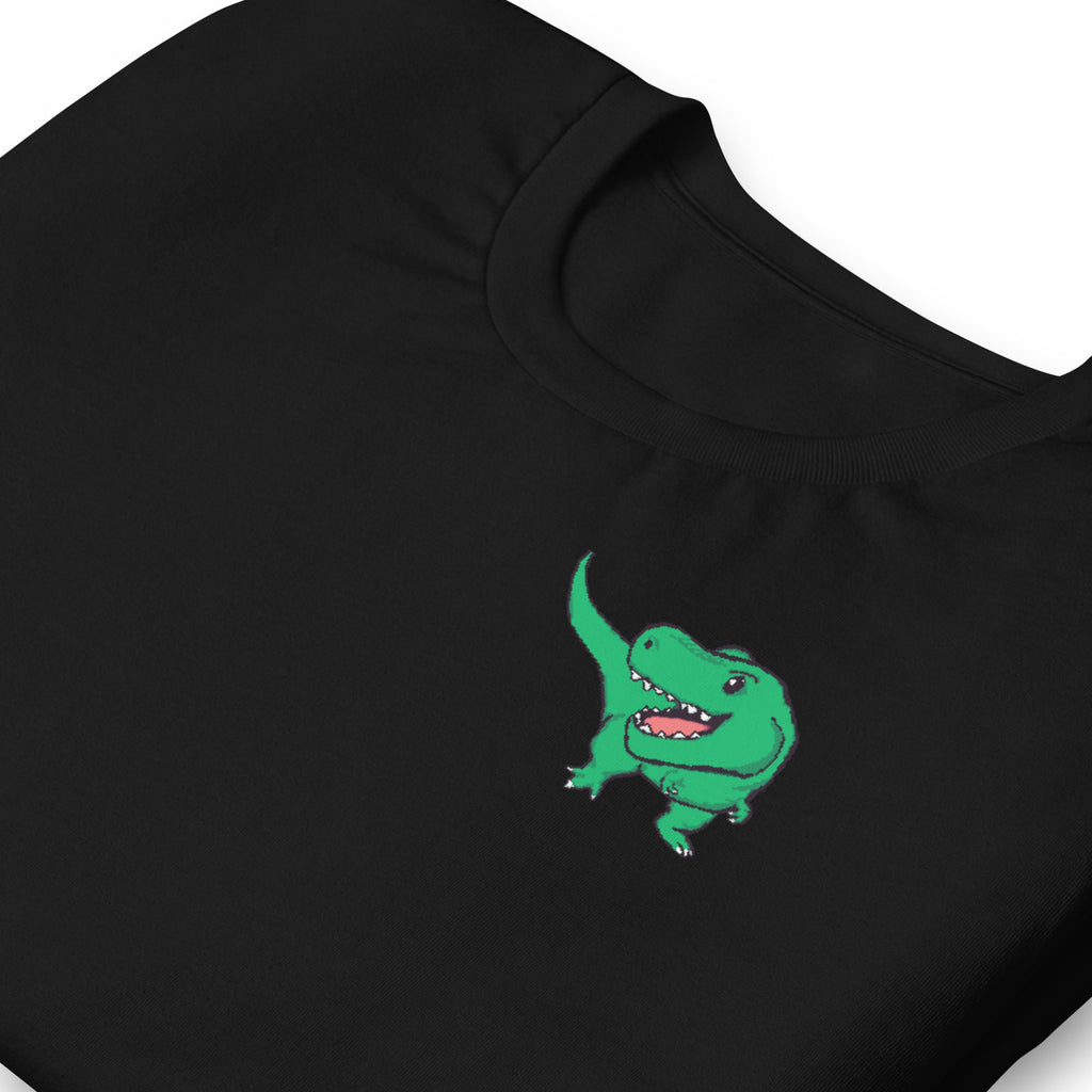 PixelTRex™ – Trex the T-Rex Pixel Dinosaur Pocket Tee