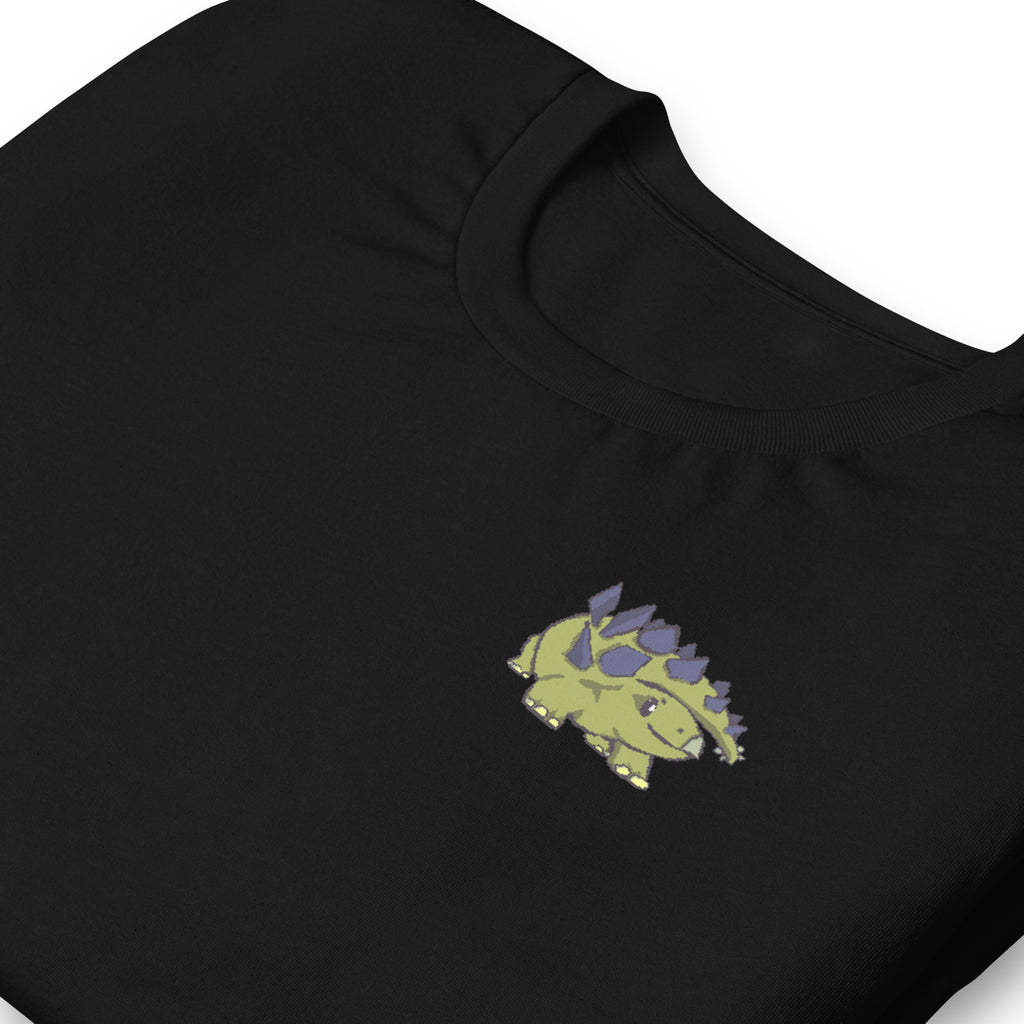 PixelTRex™ – Stego the Stegosaurus Pixel Dinosaur Pocket Tee