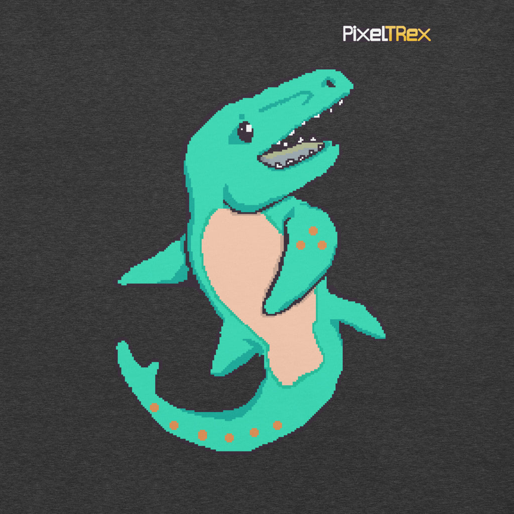 PixelTRex™ – Mosa the Mosasaurus Pixel Creature T-Shirt