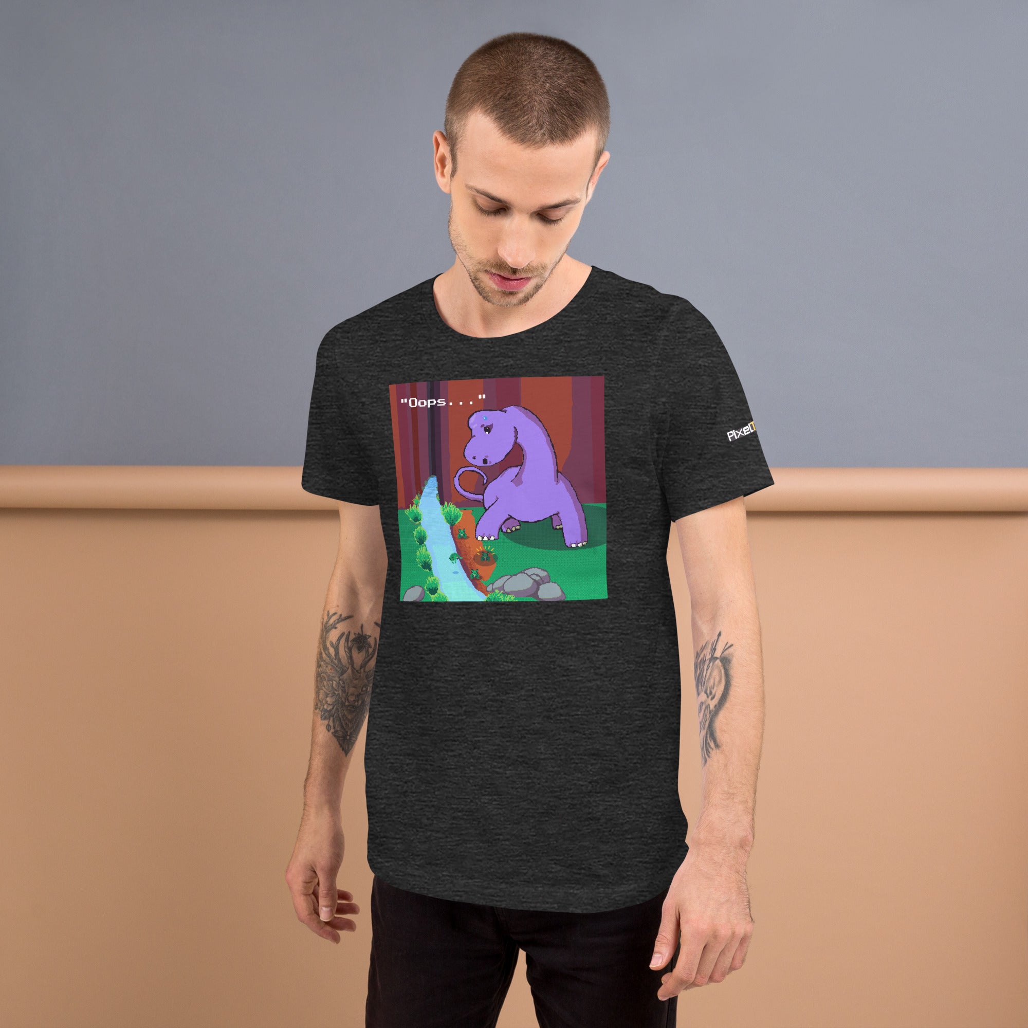PixelTRex™ – Bracey “Oops” T-Shirt