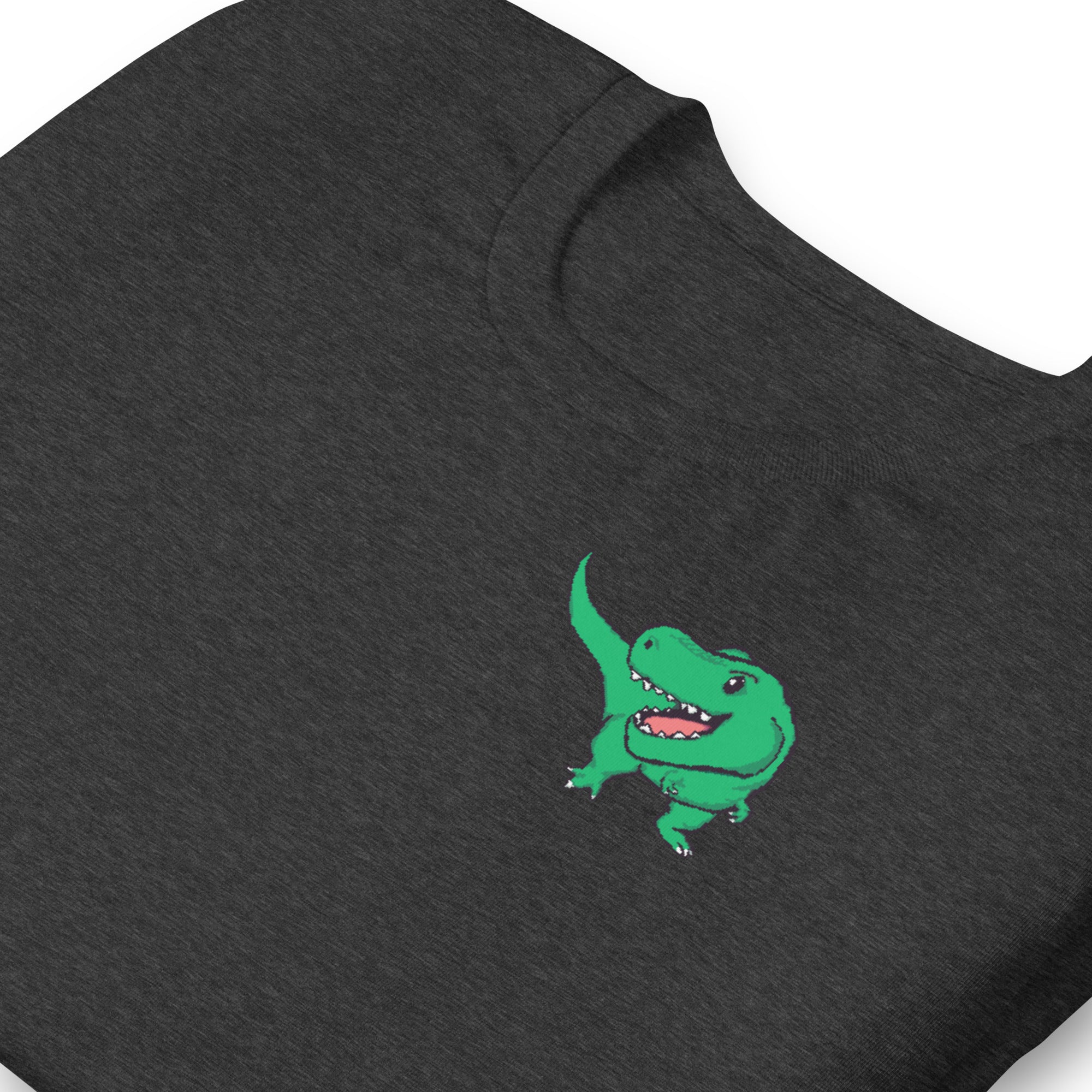 PixelTRex™ – Trex the T-Rex Pixel Dinosaur Pocket Tee