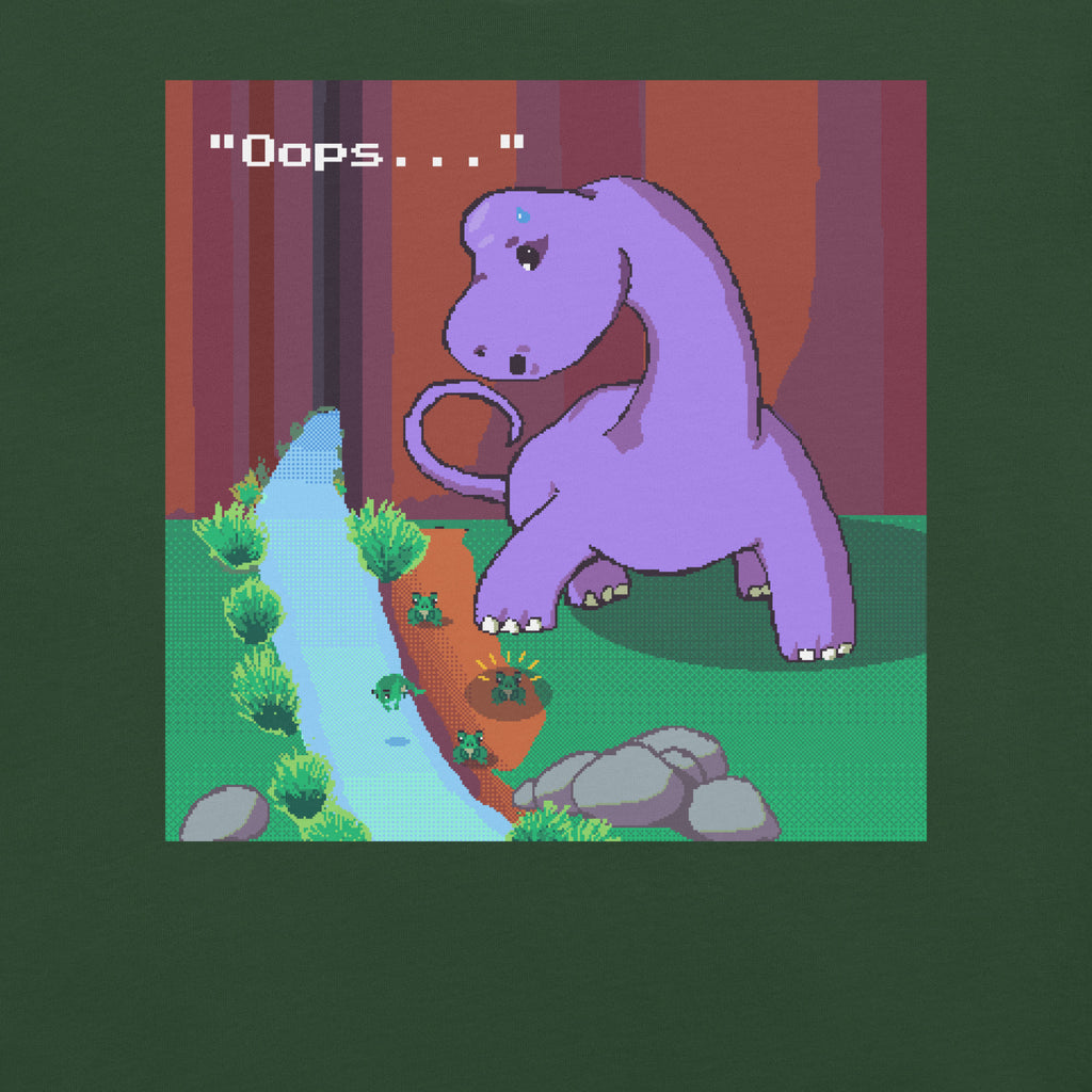 PixelTRex™ – Bracey “Oops” T-Shirt