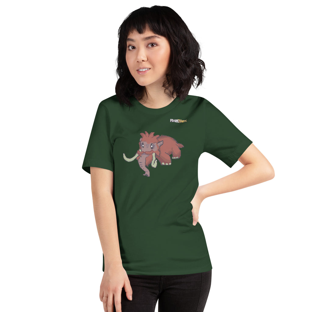 PixelTRex™ – Mammo the Mammoth Pixel Creature T-Shirt
