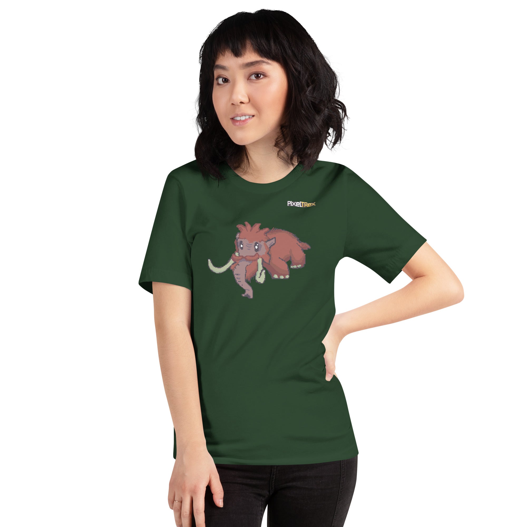 PixelTRex™ – Mammo the Mammoth Pixel Creature T-Shirt