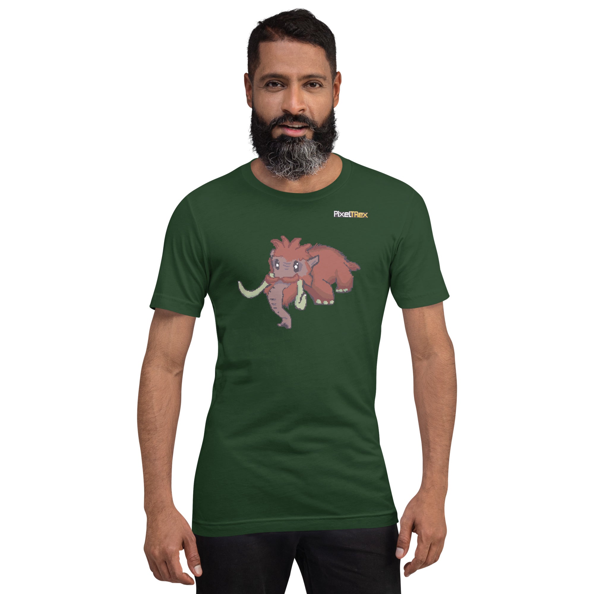 PixelTRex™ – Mammo the Mammoth Pixel Creature T-Shirt