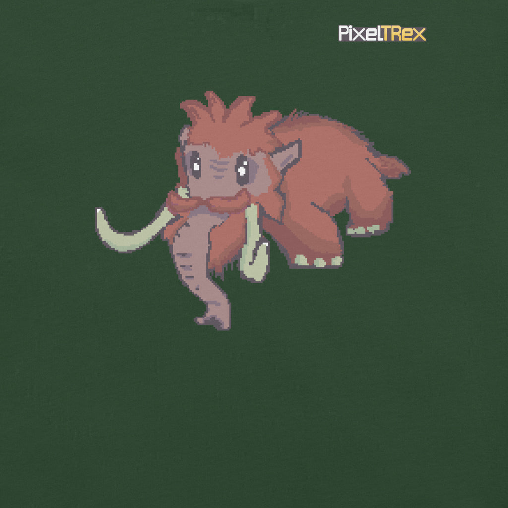 PixelTRex™ – Mammo the Mammoth Pixel Creature T-Shirt