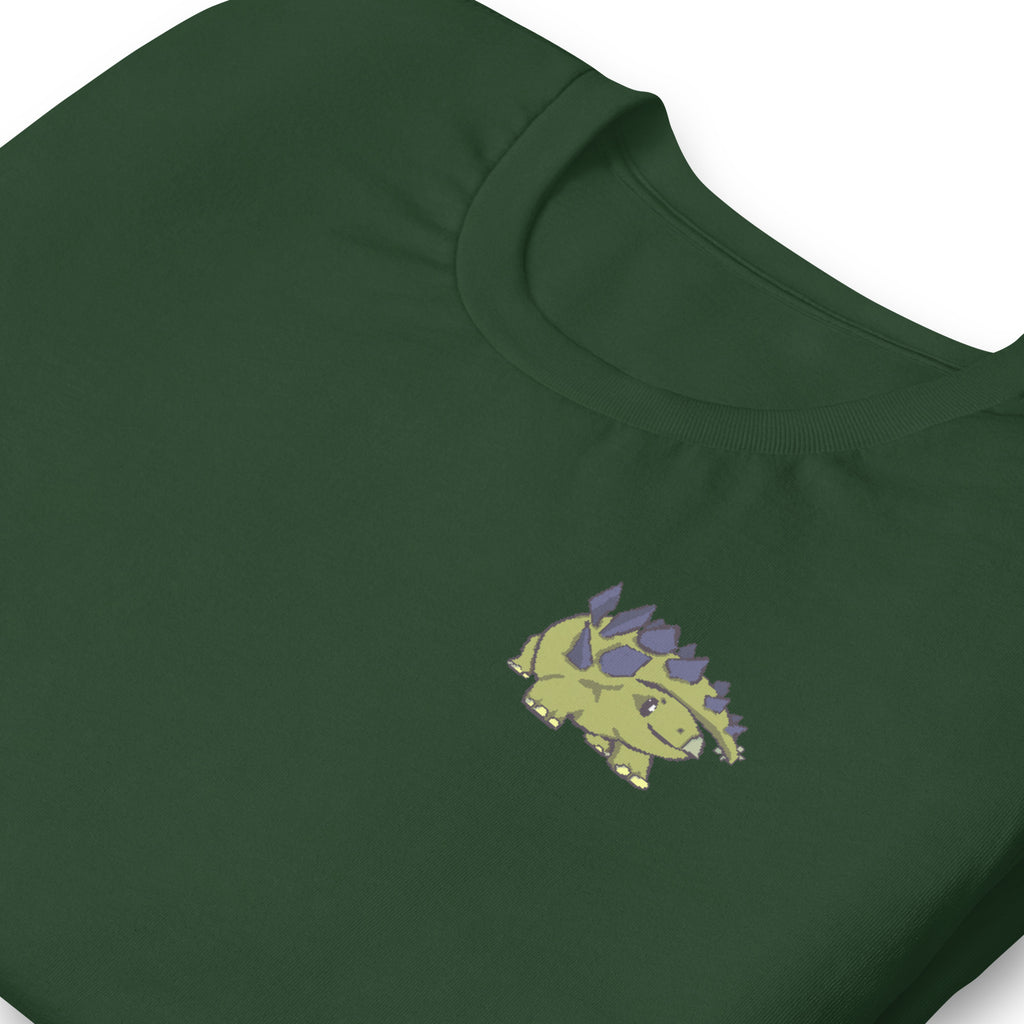 PixelTRex™ – Stego the Stegosaurus Pixel Dinosaur Pocket Tee