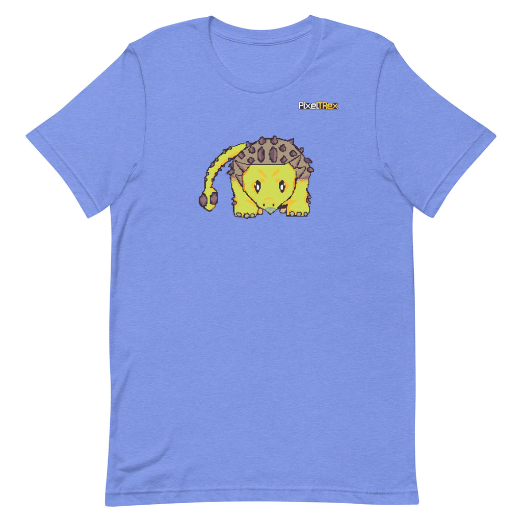 PixelTRex™ – Anky the Ankylosaurus Pixel Dinosaur T-Shirt