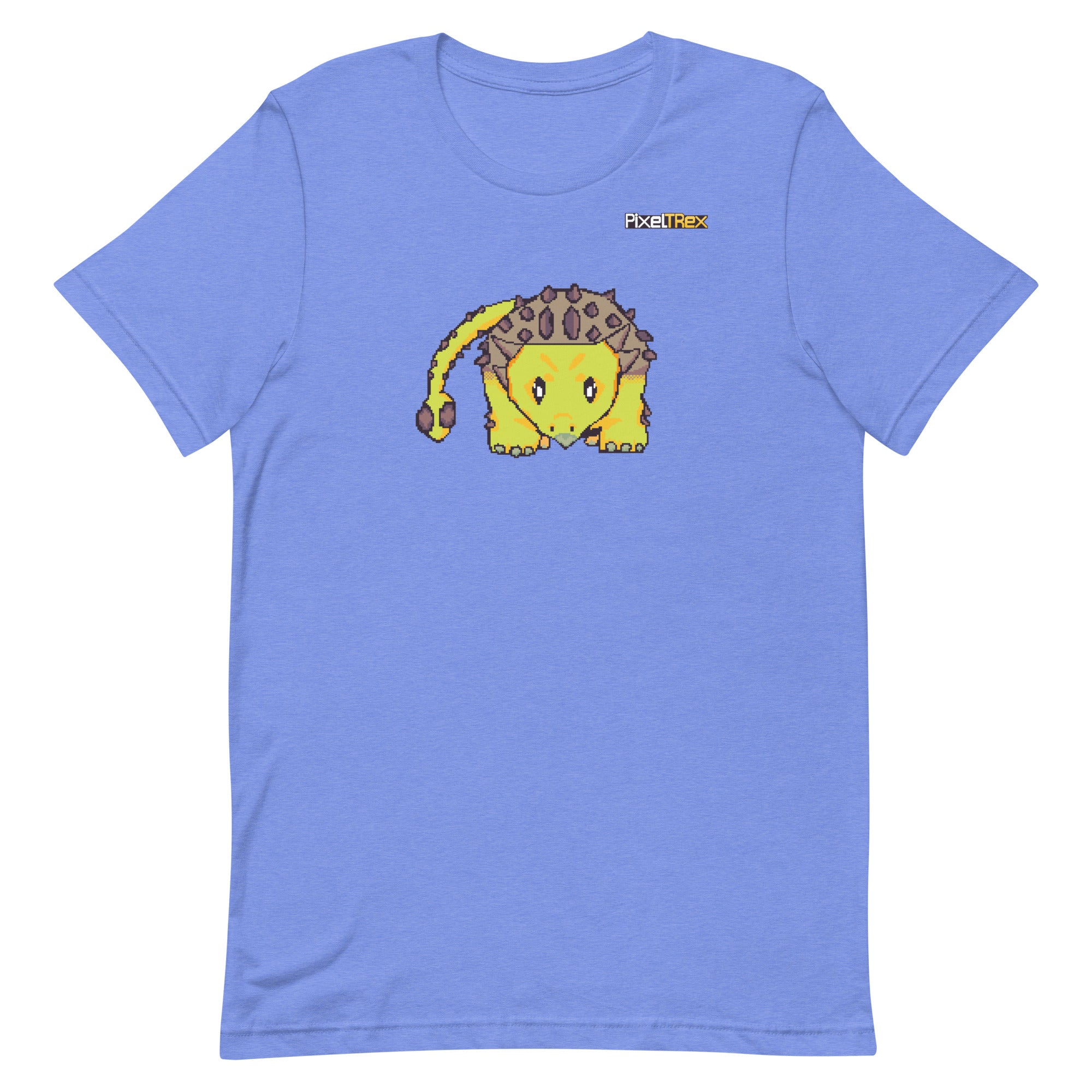 PixelTRex™ – Anky the Ankylosaurus Pixel Dinosaur T-Shirt