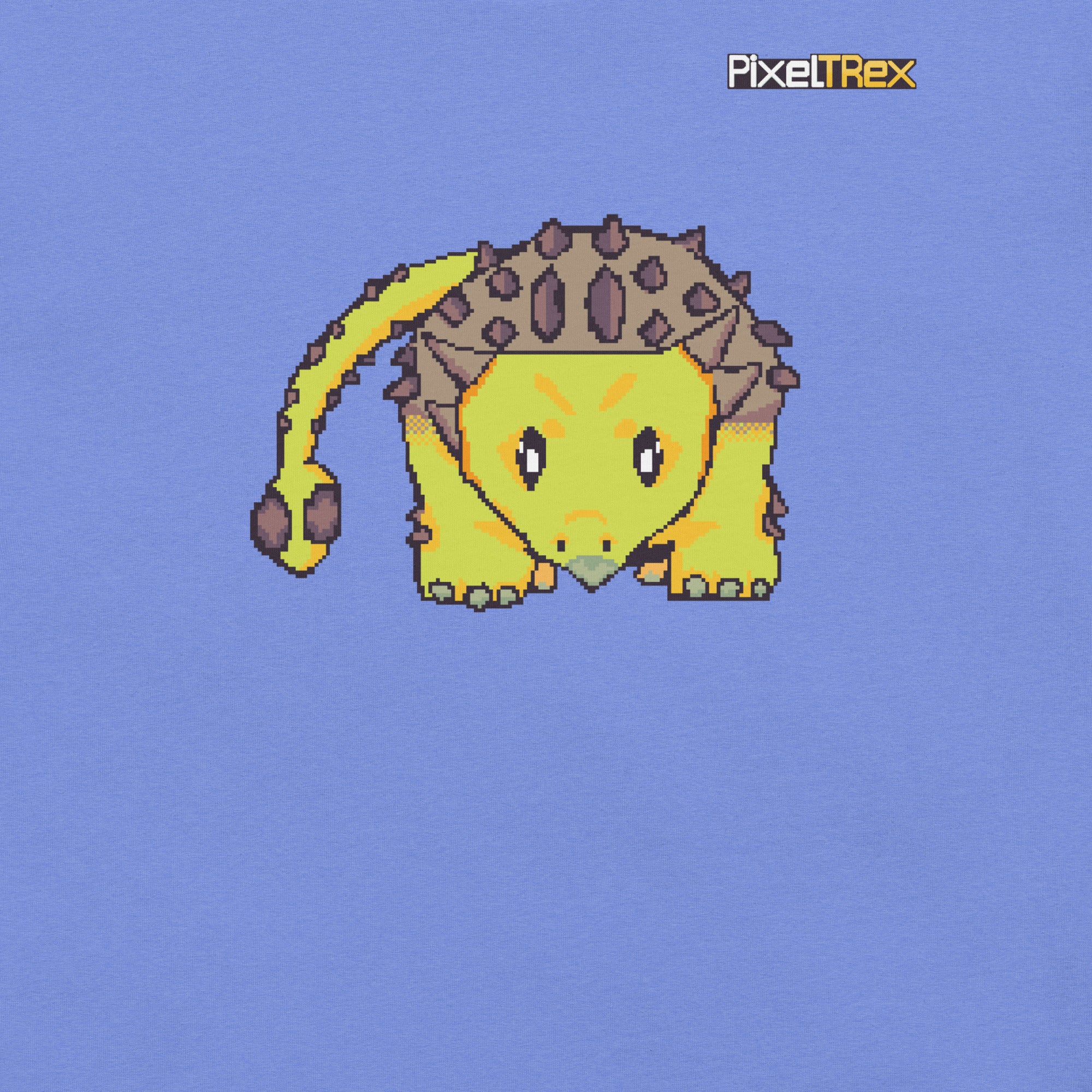 PixelTRex™ – Anky the Ankylosaurus Pixel Dinosaur T-Shirt
