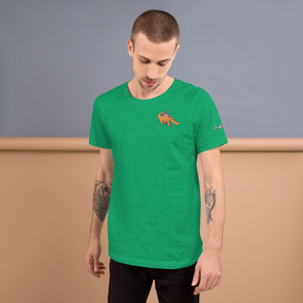 PixelTRex™ – Spino the Spinosaurus Pixel Dinosaur Pocket Tee
