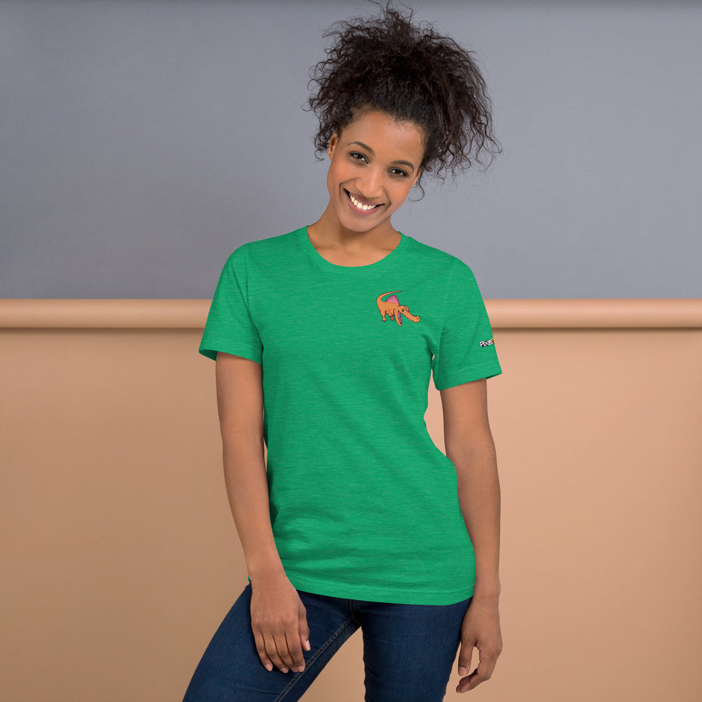 PixelTRex™ – Spino the Spinosaurus Pixel Dinosaur Pocket Tee