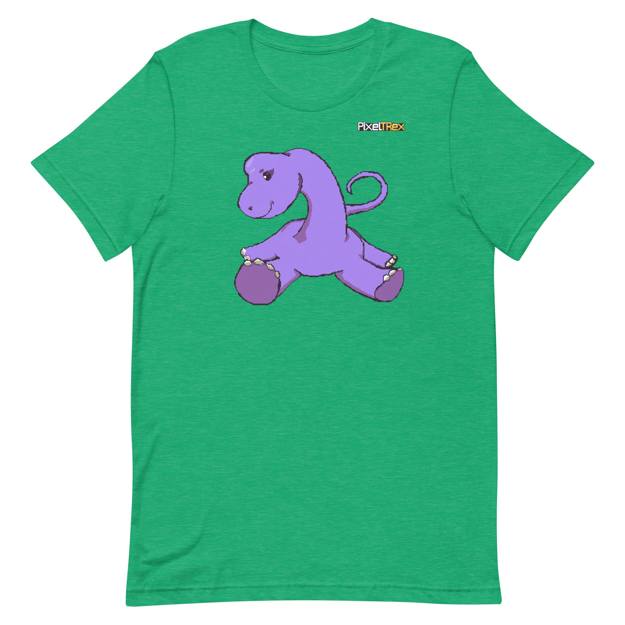 PixelTRex™ – Bracey the Brachiosaurus Pixel Dinosaur T-Shirt