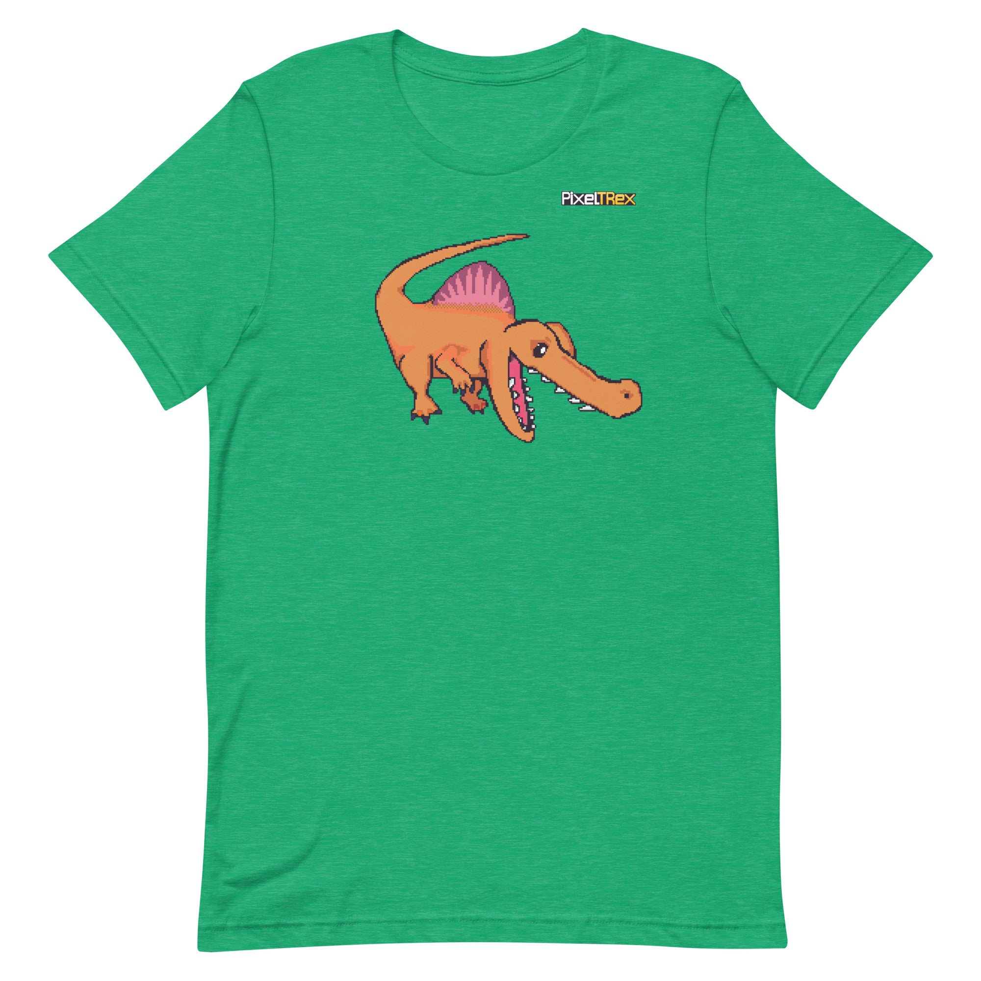 PixelTRex™ – Spino the Spinosaurus Pixel Dinosaur T-Shirt
