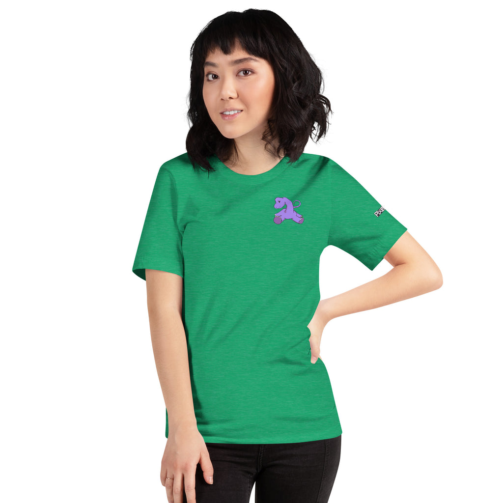 PixelTRex™ – Bracey the Brachiosaurus Pixel Dinosaur Pocket Tee