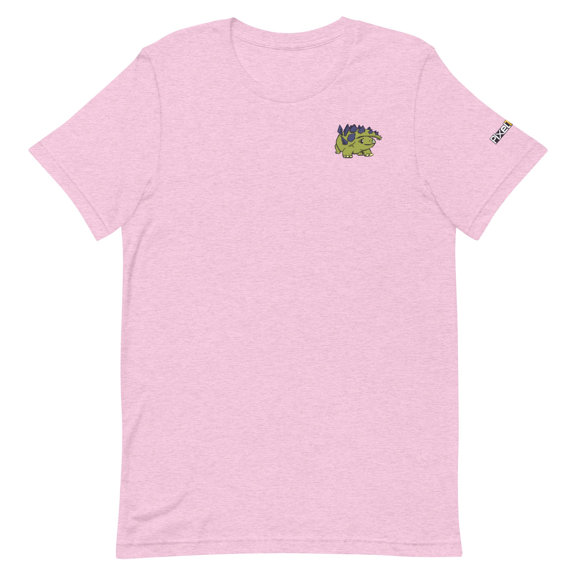 PixelTRex™ – Stego the Stegosaurus Pixel Dinosaur Pocket Tee