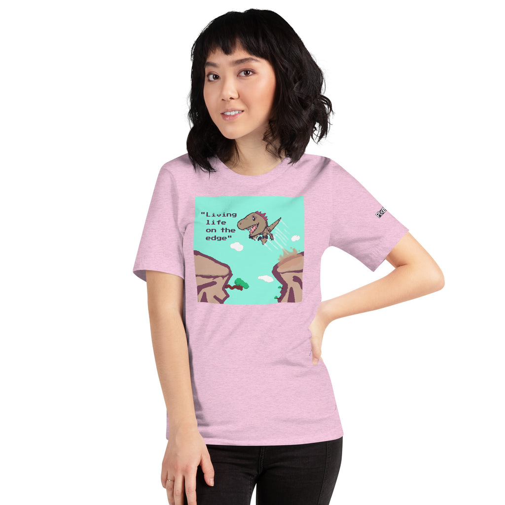 PixelTRex™ – Rap “Living Life on the Edge” T-Shirt