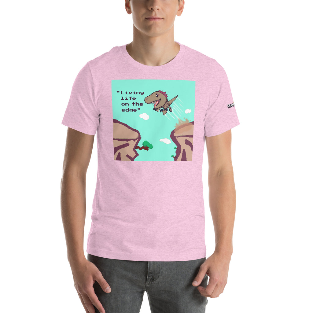 PixelTRex™ – Rap “Living Life on the Edge” T-Shirt