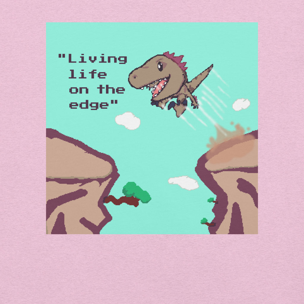 PixelTRex™ – Rap “Living Life on the Edge” T-Shirt