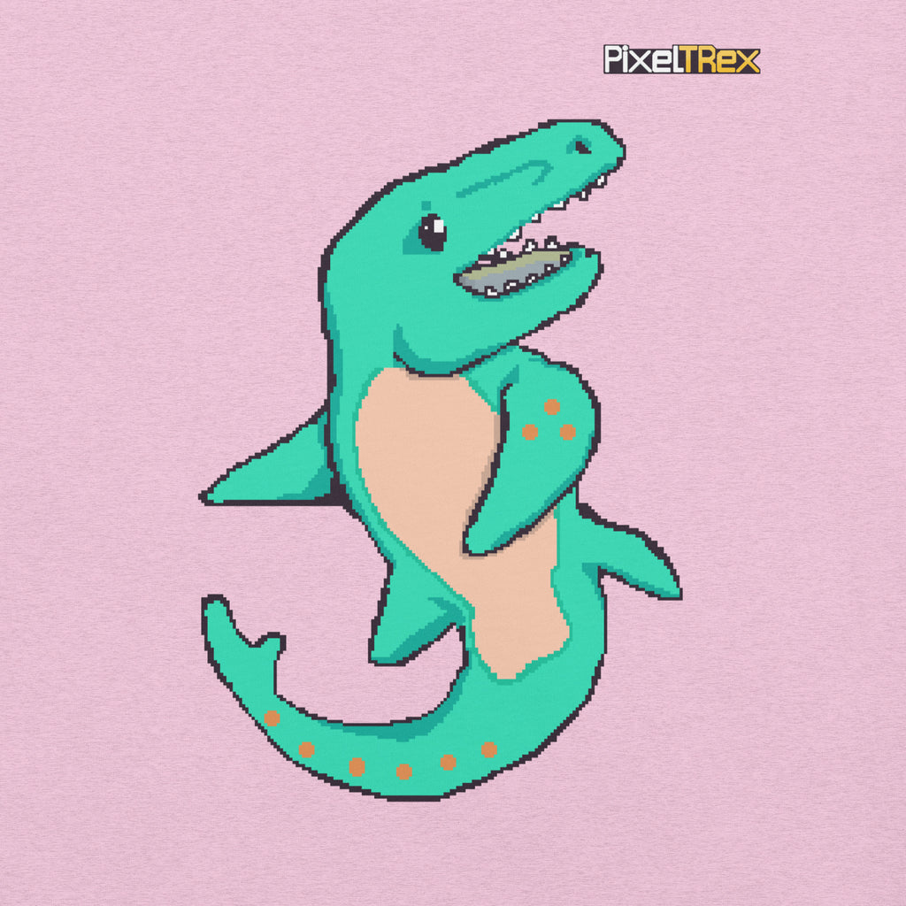 PixelTRex™ – Mosa the Mosasaurus Pixel Creature T-Shirt